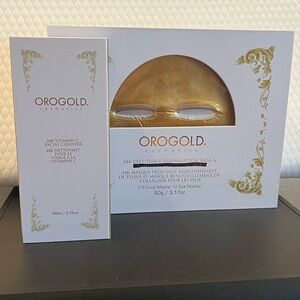 Orogold Cosmetics 24K Rejuvenation Mask Set & Facial Cleanser